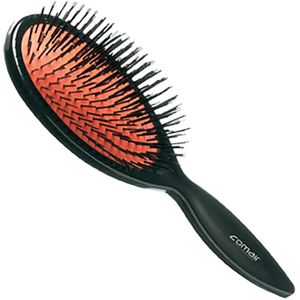 Comair 3020548 pneumatische borstel kunststof borstelharen, 11 rijen, zwart