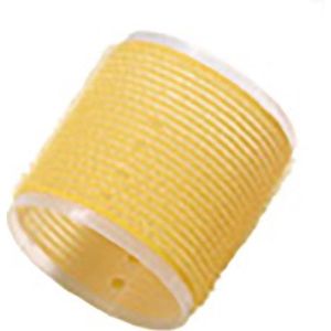 Comair - Kleefrollers Jumbo - Geel - 66mm - 6 Stuks