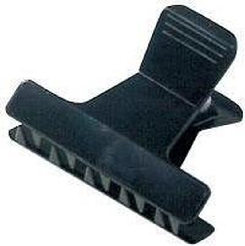 Comair - Afdeelklemmen - Plastic - Zwart - 12 Stuks