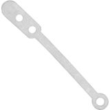 Haarelastiekjes - Hittebestendig - Platte Afwerking - Verpakt per 50 Stuks