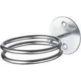 Comair - Föhnhouder Dubbelring - Chroom - Hittebestendig Materiaal