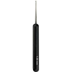 Comair - Highlight Haaknaald 1 mm - Zwart