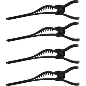 Comair - Haarclips Pure Plastic - 4 st