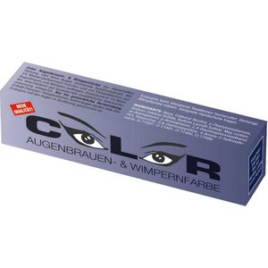 Color Color wimper- en wenkbrauwverf Blauw Zwart