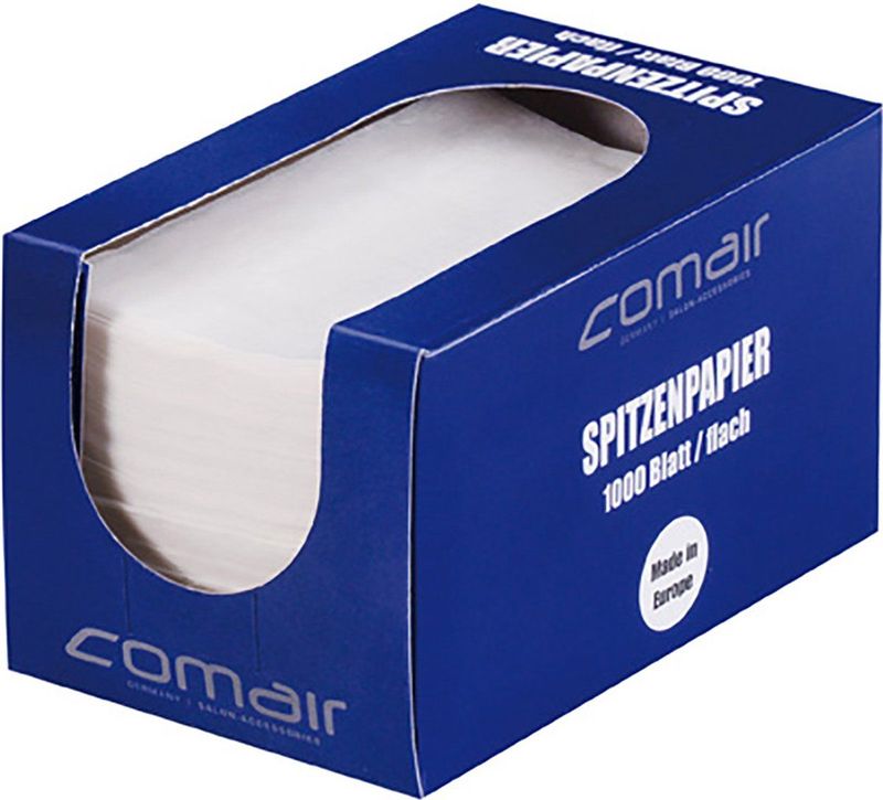 Comair - Puntpapier Vlak - 1000 Stuks - Haarverf Benodigdheden