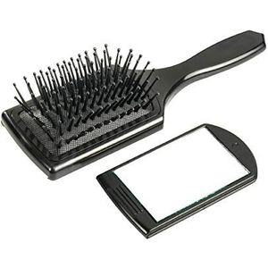 Comair 701095 Mini Paddle Brush met uitneembare spiegel