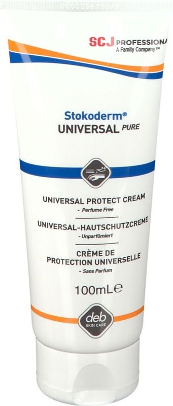 Stokoderm - Universal Pure - Huidbeschermingscrème - Ongeparfumeerd - Kleurstofvrij