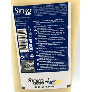 Stokoderm 4in1 Huidbeschermings creme navulling 1000 ml