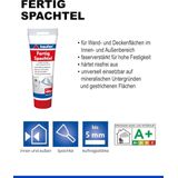 Baufan - Spatel - Wit - 400 g - Vezelversterkt - Oplosmiddelvrij