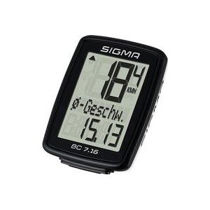 Sigma fietscomputer BC 7.16 - Zwart