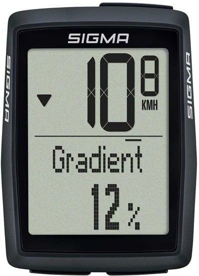 SIGMA SPORT Bc 14.0 Wr Fietsmeter, zwart, één maat
