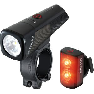 Sigma Buster 800 USB LED Fiets Verlichtingset - 800 Lumen + Buster RL 80 Flash USB - Li-ion accu - Oplaadbaar