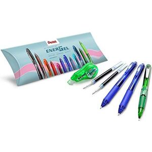 Pentel EnerGel X BL107 - Intrekbare vloeibare gel inkt pen - 0,7 mm - 84% gerecycled - paarse inkt (3