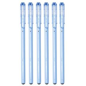 Pentel BK77AB Superb Antibacterial+ antibacteriële balpen volgens Europese normen, 0,7 mm zwart, 6 stuks