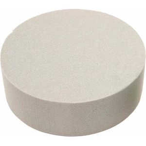 Basic Taartvorm Droogschuim Ø22x7cm verpakt grijs Kunststof HBX natural living Kerststukje