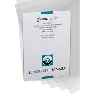Transparantpapier Glama A4 80g/m2 bl.50 vel VF5003670