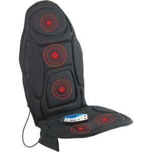 VITALmaxx Massagesessel 5-Zonen mit Wärmefunktion,  4 verschiedenen Massagearten, Massagegerät Relaxsessel Shiatsu Rücken Spotmassage für Sessel Stuhl