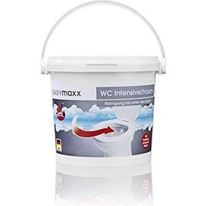 EASYmaxx WC Oxy Active schuim diepe zelfreiniger voor toiletten, bidets en urinoirs - 1,5 KG emmer (Made in Germany)