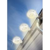 LED-lamp Dakgoten met Geïntegreerde Zonnepanee - set van 3