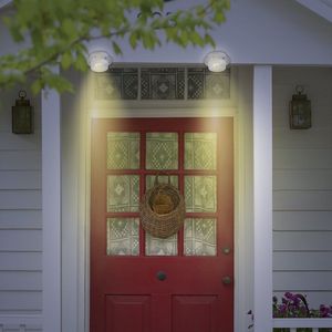 LED-lamp Dakgoten met Geïntegreerde Zonnepanee - set van 3