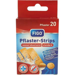 Figo waterafstotende pleisters - 20 stuks Standaard