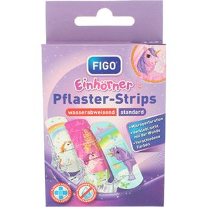 Figo waterafstotende pleisters voor kinderen - Eenhoorn 10 stuks