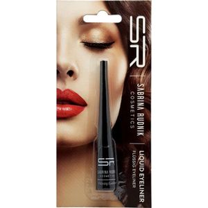 Sabrina Rudnik - Liquid Eyeliner - Zwart - 1 stuks in blisterverpakking