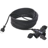 Bachmann - Spanningsvoedingsverlengingskabel - 10 Meter - H07RN-F - IP44