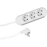 Bachmann 387272 Stekkerdoos 3-voudig Wit Randaarde Stekker 1 Stuk(s)