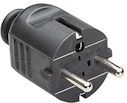 910.170 Schutzkontaktstecker Kunststoff 250 v Schwarz IP20 - Bachmann