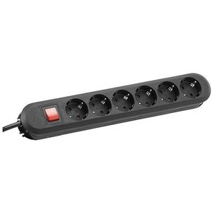 Bachmann Bachmann Steckdosenleiste Smart 6xSteckdosen zwart