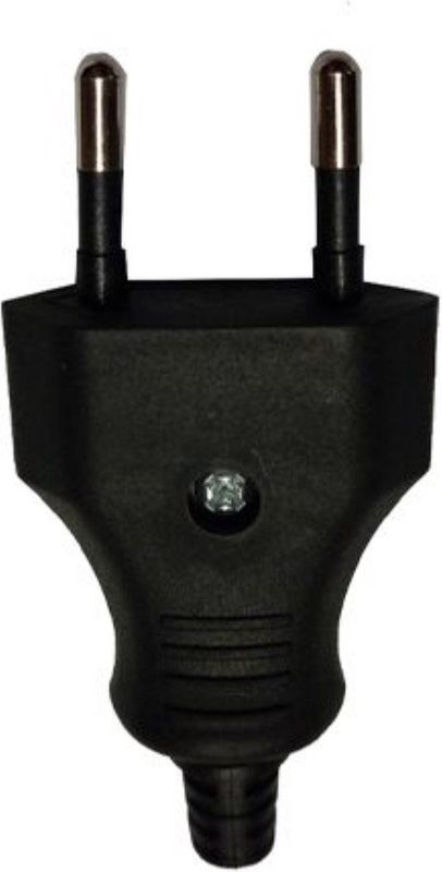 Bachmann - CEE 7/16 Stroomstekker - Zwart - Kunststof
