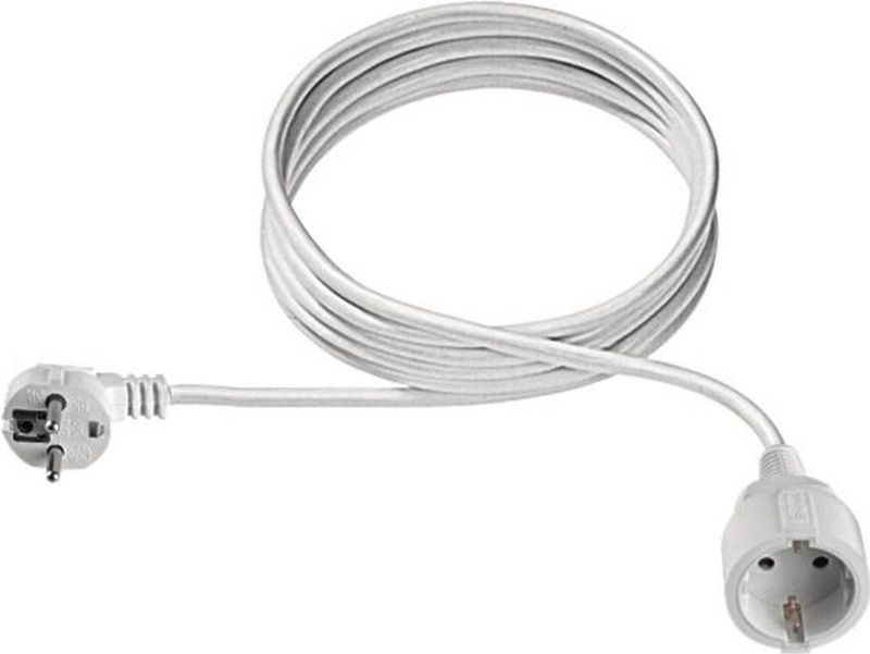 Bachmann 341.201S Stroom Verlengkabel 16 A Wit 3.00 m