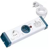 Bachmann - 924.164 Stekkerdoos - Zwart Aluminium - Overbelastingsbeveiliging