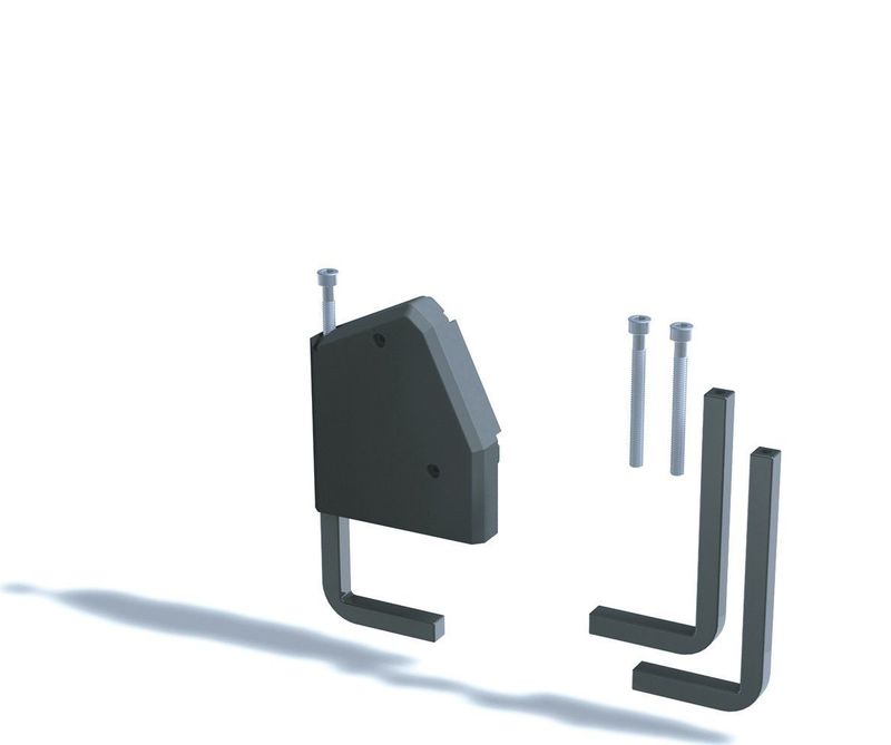 BACHMANN Desk - Aansluitvelden - Geschikt voor Tafelblad Dikte 50-80 mm - Flexibel en Modulaire Opbouw