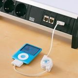 Bachmann - DESK - Verlengsnoer - Zwart - AC 230 V - 3 Aansluitingen