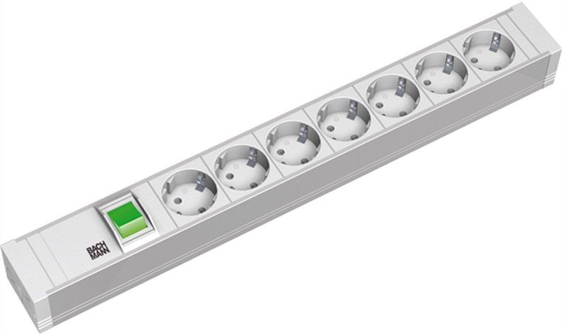 IT PDU Basic - Grijs - PVC - 7x Beschermcontactstopcontact