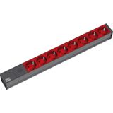 Achmann - 333.538 - IT PDU Basic - Rood - Aluminium - 8x Stroomaansluitingen