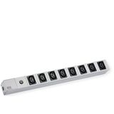 Bachmann - IT PDU Basic - Contactdoosstrook - 8x C13 - Aluminium