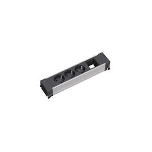 Bachmann stekkerdoos 3 stopcontacten zilver (909.004)