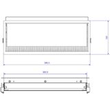 CONI - Inbouwframe Groot - Elektriciteit - Flexibel - Minimalistische Inbouwdiepte