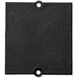 BACHMANN - Aangepaste Module Afdekplaat - Zwart - 917.009