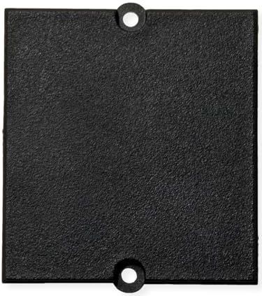 BACHMANN - Aangepaste Module Afdekplaat - Zwart - 917.009