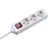 Bachmann 384.272S Stekkerdoos met Schakelaar Wit Randaarde Stekker 1 Stuk(s)