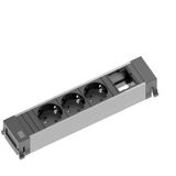 Bachmann - Power Frame - Stekkerdoos - 3x Schuko 1x CM - 0.20 m