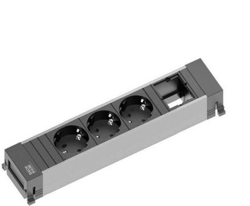 Bachmann - Power Frame - Stekkerdoos - 3x Schuko 1x CM - 0.20 m