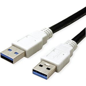 BACHMANN USB 3.2 Kabel A/A 1:1, zwart, 1 m