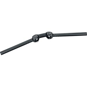 Humpert AHS Superlight Handlebar Ø25,4mm Adjustable, zwart Breedte 600mm