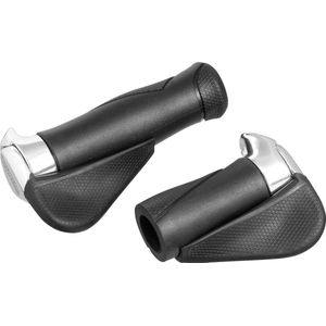 Fahrradgriff mit ergonomischem Griff, 130 mm/87 mm, Kraton -Material, schwarz