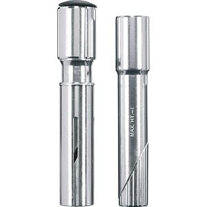 Ergotec Lenker Vorbau Adapter Quill für 1 + 1 1 8 Gabeln mit Gewinde silber